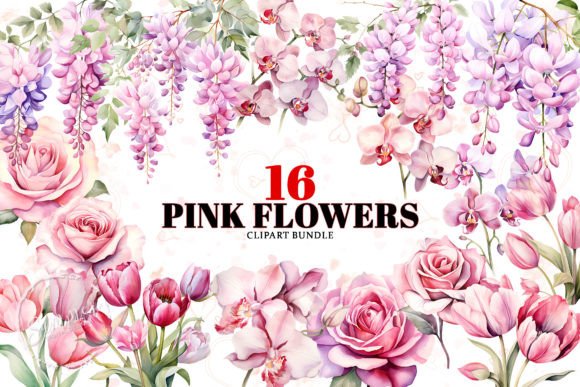 Download Watercolor Flowers Sublimation Clipart - Watercolor flowers sublimation Collection
