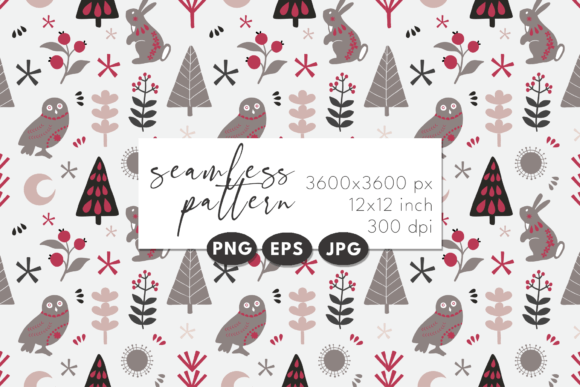 Download Winter Seamless Patterns. Digital Paper - Premium Resources